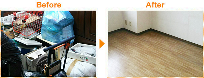 家財一式の不要品回収②